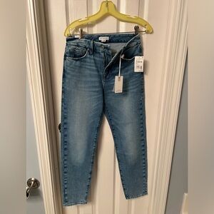 NWT Good American jeans, straight leg, size 25